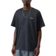 CARHARTT-WIP Script Embroidery S/s t-Chemise /foncé marine blanc