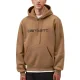 CARHARTT-WIP Hooded Carhartt Sweatshirt /wip h marron noir