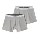 CARHARTT-WIP Cotton Trunks x2 /gris chiné