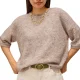 WHITE STUFF Kate Knitted Tee /Lgt Nat