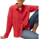 WHITE STUFF Libby Organic Cotton Shirt /brt rose
