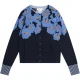 WHITE STUFF Lois Print Cardi /bleu pr