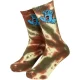 SANTA CRUZ Screaming Hand Tie Dye Sock T42-46 /Green Glow