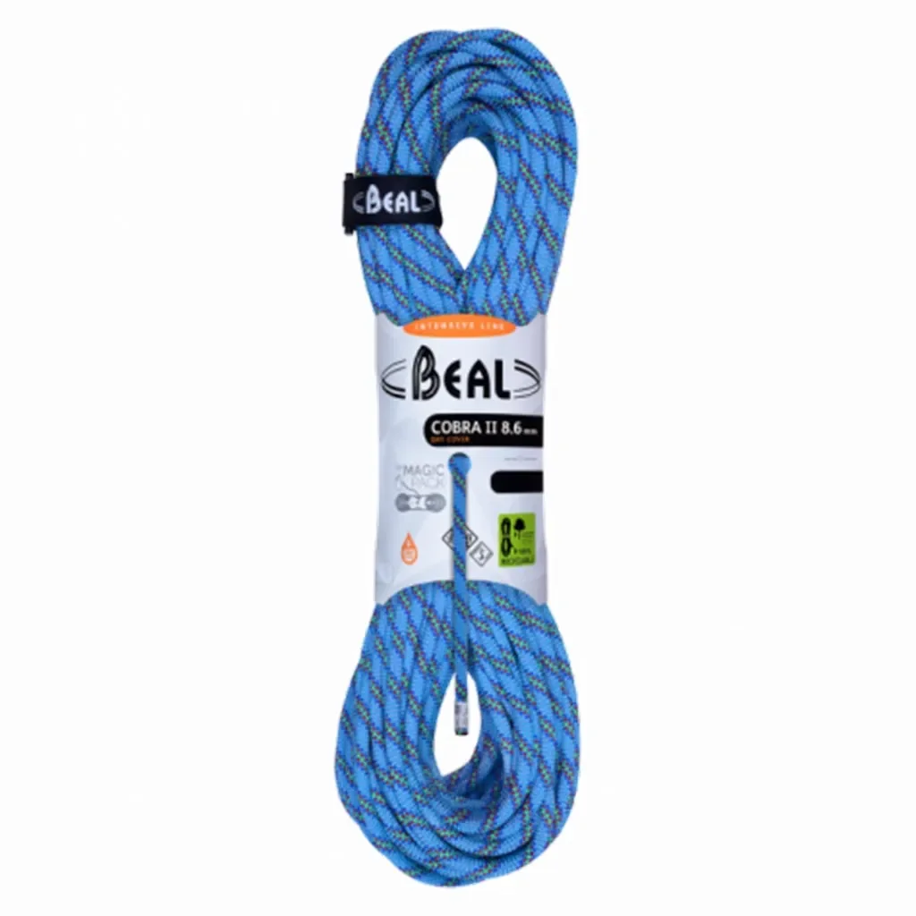 BEAL Cobra II 8.6mm 2x 60M Unicore Dry Cover /blue orange