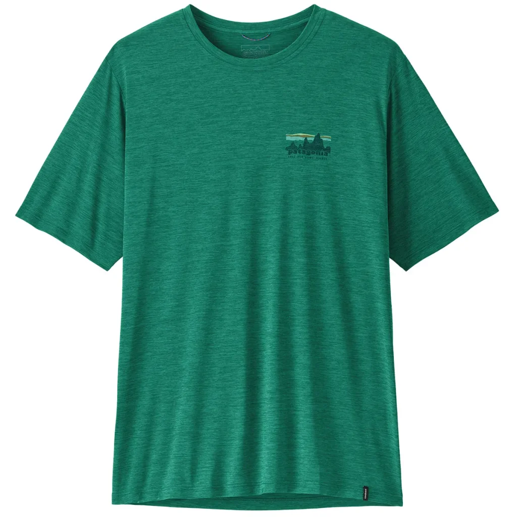 PATAGONIA Cap Cool Daily Shirt 73 Skyline /gem green light gem green x-dye