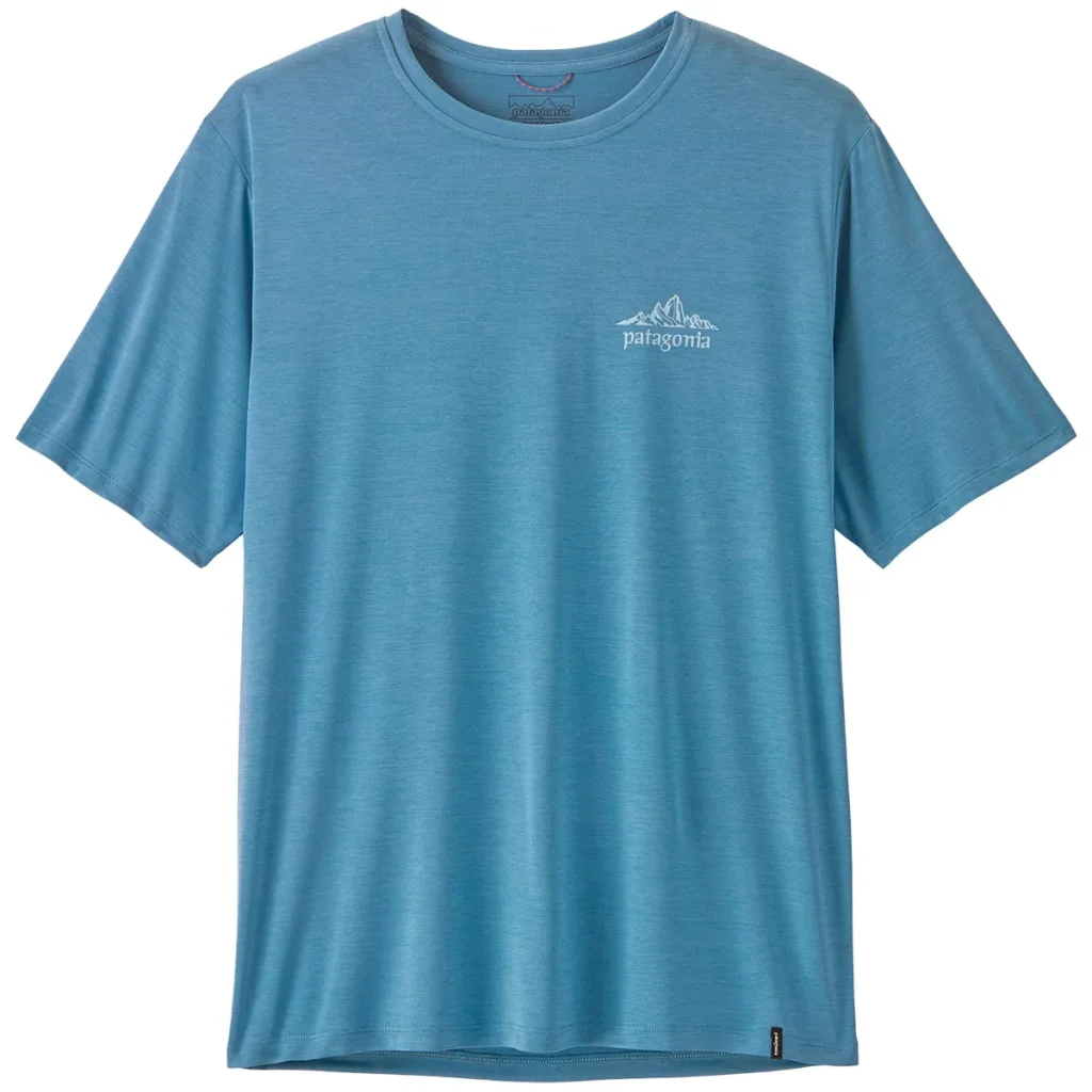 PATAGONIA Cap Cool Daily Shirt Cloud Crag /shore blue light shore blue x-dye