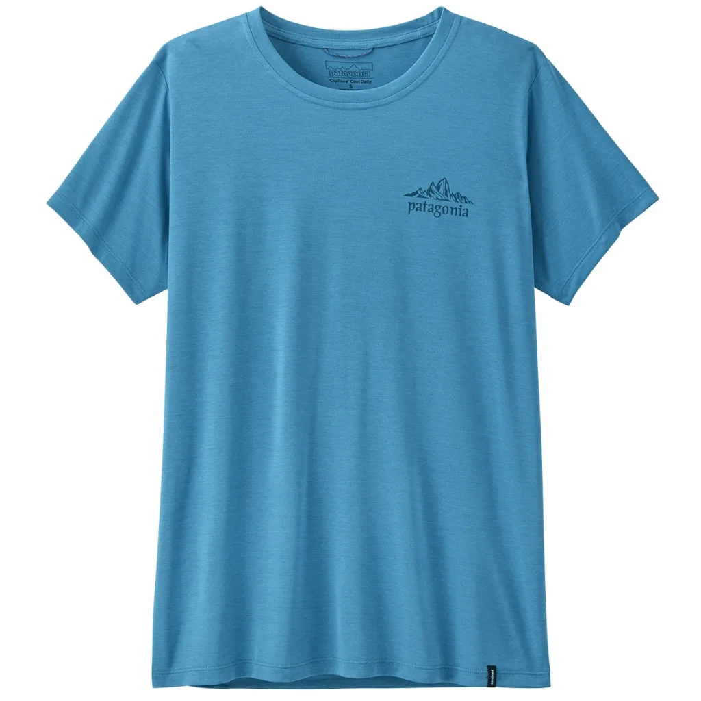 PATAGONIA Cap Cool Daily Shirt Cloud Crag W /shore bleu clair shore bleu x-dye