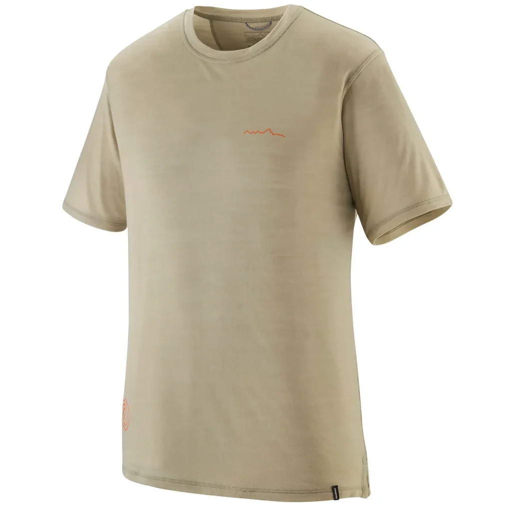 PATAGONIA Cap Cool Merino Blend Graphic Shirt /multi pitch weathered stone