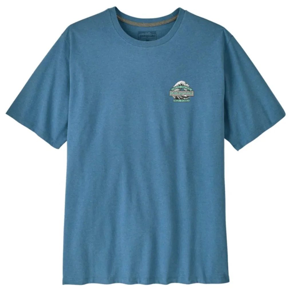 PATAGONIA Great Waves Responsibili-Tee /shore blue