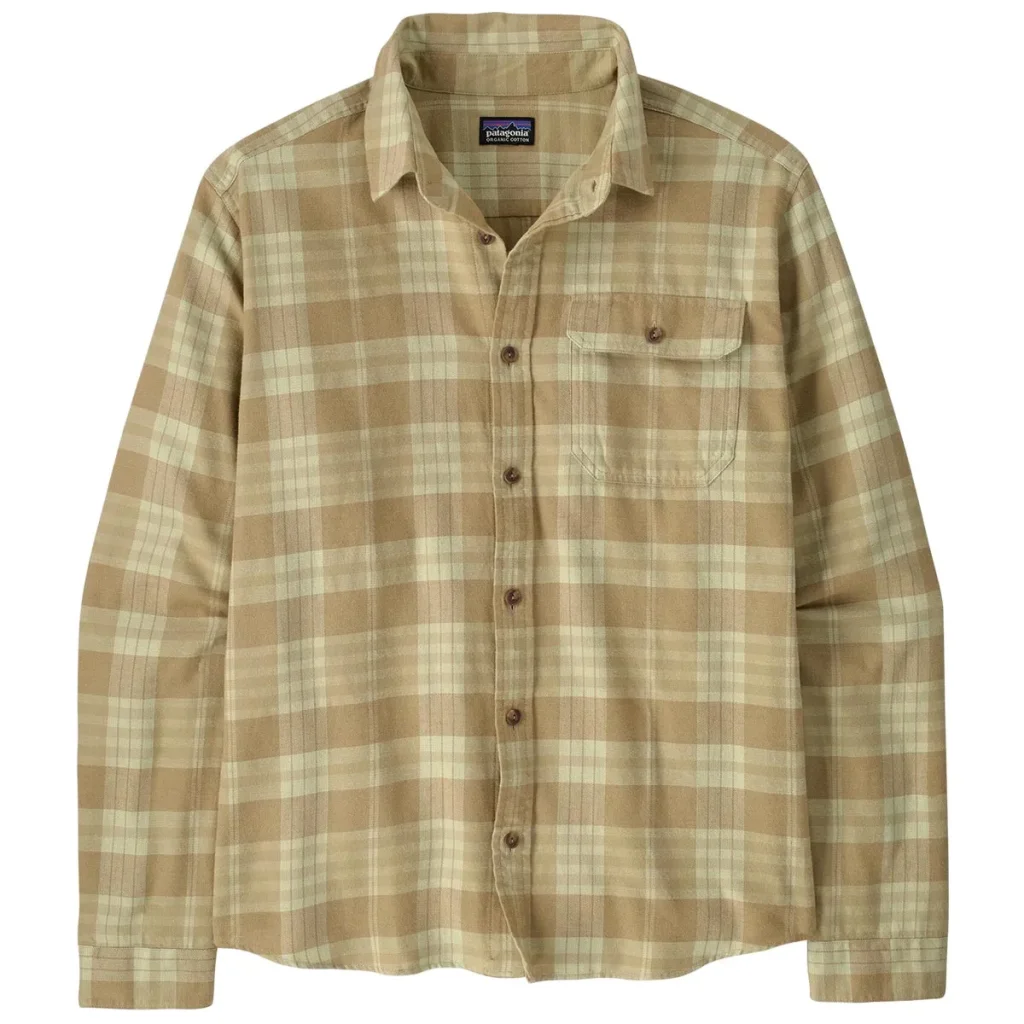 PATAGONIA L/s lw fjord flannel Chemise /builder weathered stone