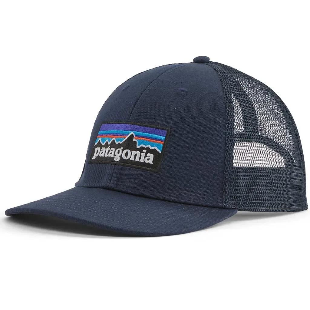 PATAGONIA P6 Logo LoPro Trucker Hat /new marine