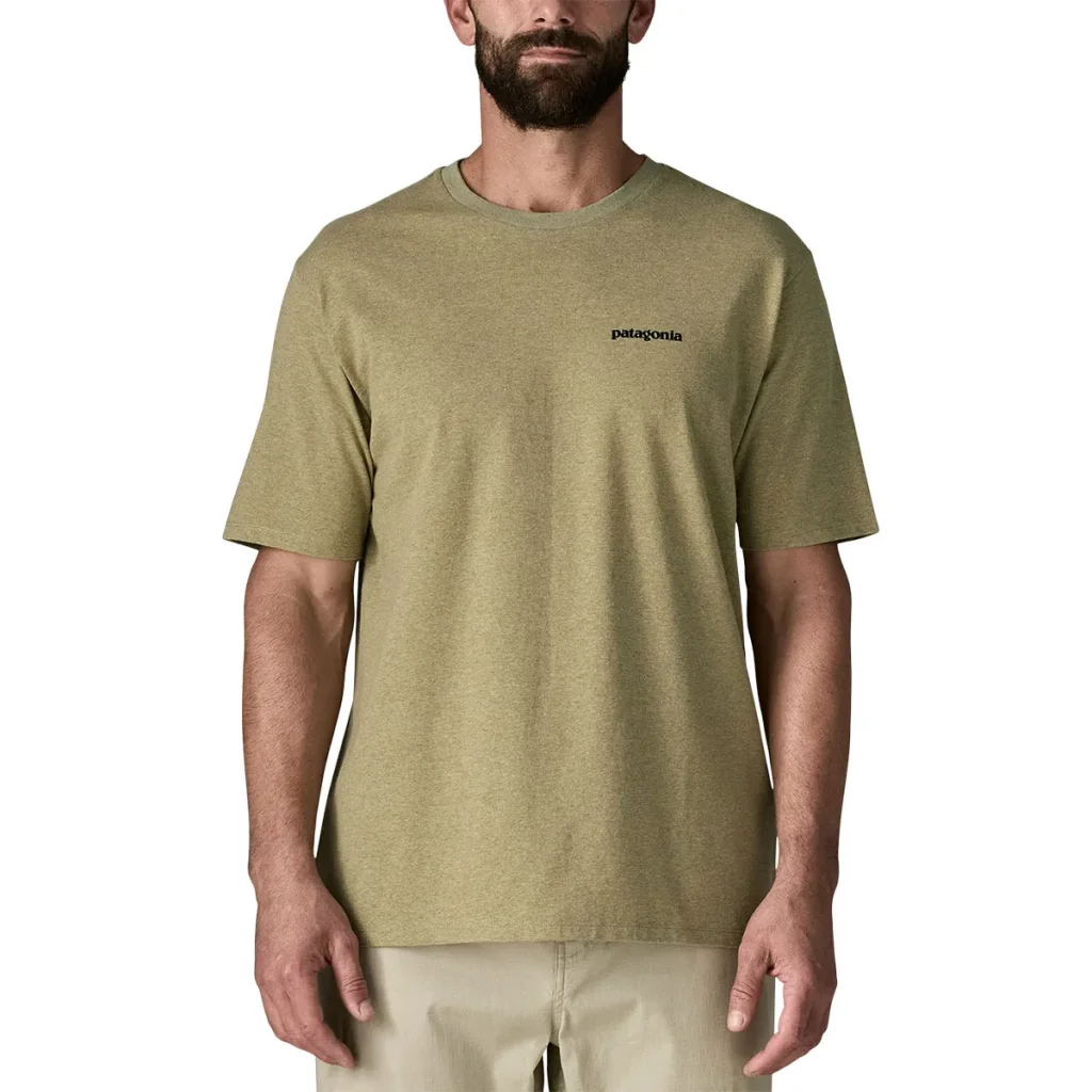 PATAGONIA P6 Logo Responsibili-Tee /P-6 outline gumtree green