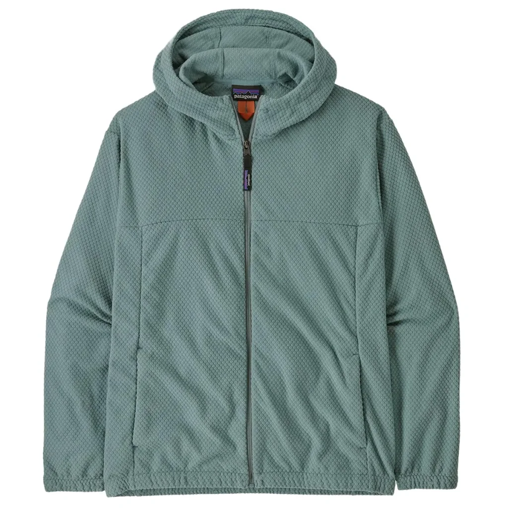 PATAGONIA Textured Fleece Hoody /blue sage
