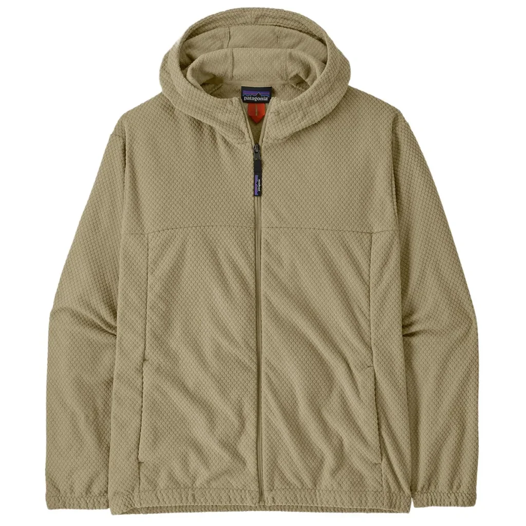 PATAGONIA Textured Fleece Hoody /weathered stone