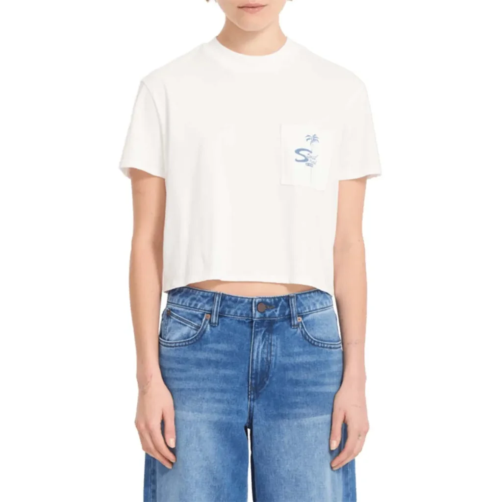 VOLCOM Pocket Dial Tee /vintage blanc