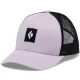 BLACK DIAMOND Bd Trucker Hat /soft lilac noir noir icon patch