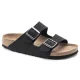 BIRKENSTOCK Arizona Vegan Birko-Flor Birkibuc /noir (narrow)