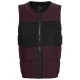 MYSTIC Peacock Impact Vest Front Zip Wake /oxblood rouge