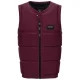 MYSTIC Star Impact Vest Front Zip Wake /oxblood rouge
