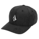 VOLCOM Full Stone Hthr Flexfit Hat /charcoal heather