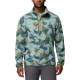 COLUMBIA Helvetia II Printed Half Snap Fleece /safari sunscapes
