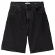 CARHARTT WIP Brandon Short W /noir stone lavé