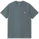 CARHARTT WIP Chase S/s T-Shirt /cozy blue gold