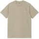 CARHARTT WIP Script Embroidery Ss T-Shirt /barchan blanc