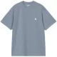 CARHARTT WIP Madison Ss T-Shirt /velvet bleu blanc