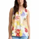 WHITE STUFF Paradise Organic Cotton Vest /ivory pr