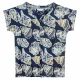 WHITE STUFF Nelly Notch Neck Tee /navy multi