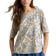 WHITE STUFF Weaver Jersey Tee /ivory mlt