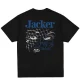 JACKER Mighty bleu T-Shirt /noir