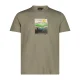 CMP Man T-Chemise 39T7567 /sage melange