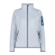 CMP Woman Knitted Melange Fleece Veste /ciel bleu bianco