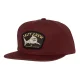 SALTY CREW Lurking 6 Panel /burgundy