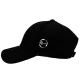 AURA VERA Casquette en Velour Cotelé /noire