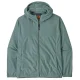 PATAGONIA Textured Fleece Hoody /blue sage