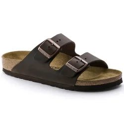 BIRKENSTOCK Arizona Cuir Natural Leather Oiled /habana (narrow) - BIRKENSTOCK