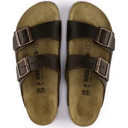 BIRKENSTOCK Arizona Cuir Natural Leather Oiled /habana (narrow) - BIRKENSTOCK