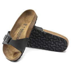 BIRKENSTOCK Madrid Birko-Flor /noir (narrow) - BIRKENSTOCK