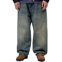 CARHARTT-WIP Brandon Pant /blue worn used wash
