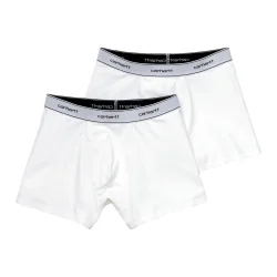 CARHARTT-WIP Cotton Trunks x2 /blanc