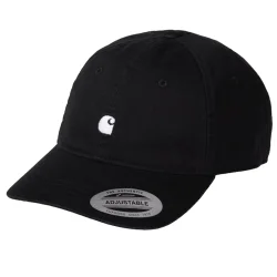 CARHARTT WIP Madison Logo Cap /noir blanc - CARHARTT-WIP