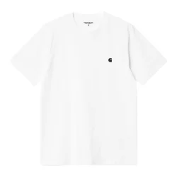 CARHARTT WIP Madison Ss T-Shirt /white black - CARHARTT-WIP