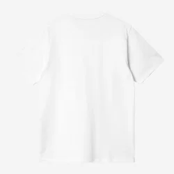 CARHARTT WIP Madison Ss T-Shirt /white black - CARHARTT-WIP