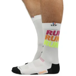 LA CHAUSSETTE DE FRANCE Coyote High Rrr Blanc