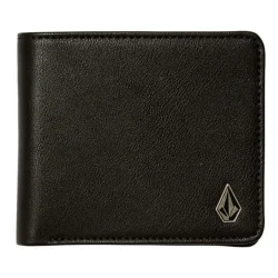 VOLCOM Slim Stone Pu Wallet L /Black - VOLCOM