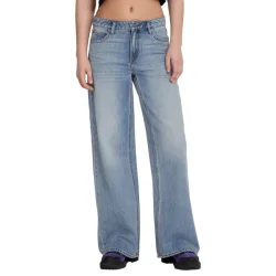 VOLCOM Stoned Bf Lowrise /chiné bleu wash - VOLCOM