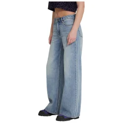 VOLCOM Stoned Bf Lowrise /chiné bleu wash - VOLCOM